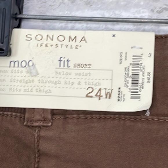 Sonoma Modern Fit Linen Blend Shorts - Picture 3 of 5